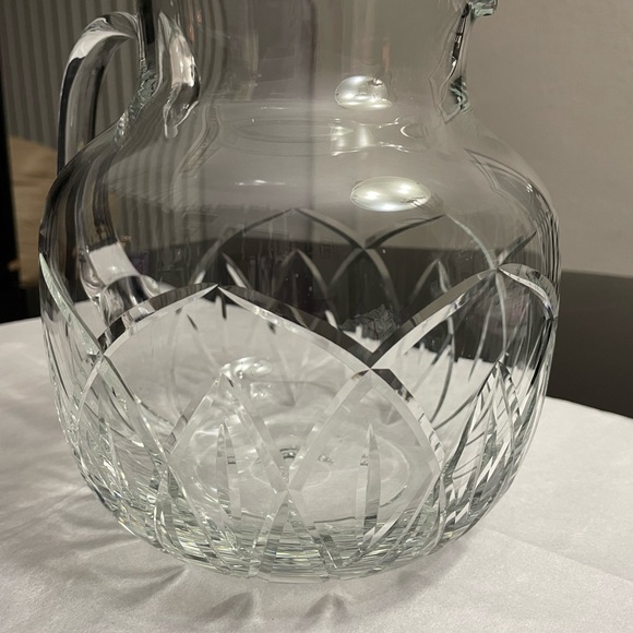 Block crystal round pitcher - Picture 5 of 8